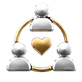 Orbit sincerity and shared growth value icon
